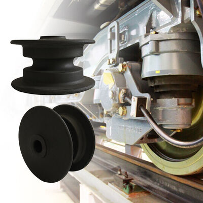 Wholesale Factory Direct Heavy Duty Cast Iron รถไฟฟ้าอุตสาหกรรมล้อเบรกสําหรับรถไฟฟ้า