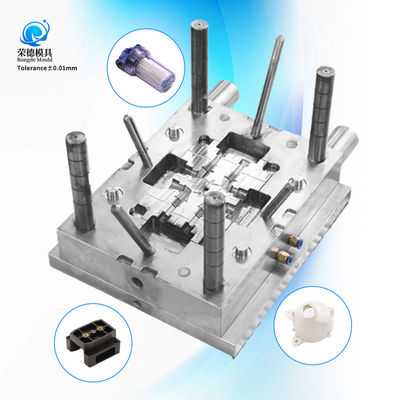พลาสติกที่กําหนดเอง Mold การฉีดสําหรับอะไหล่รถยนต์ อุปกรณ์ครัวเรือนที่มี 500000-1000000shots ชีวิต