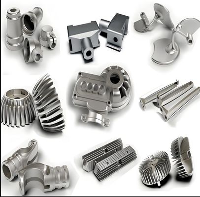 ADC10 อลูมิเนียม Die Casting Products Custom ขนาด สี ความหนา ความแข็ง โลโก้