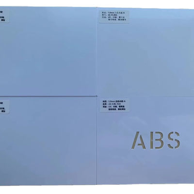 แผ่นพลาสติก ABS สีกระจ่าง / ผงหยาบ / สายละเอียด สําหรับการฉลากและการฉลากตามสั่ง