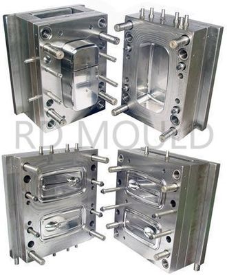 ขนาดที่กําหนดเอง สแตนเลส P20 718 Nak80 S316 AISI H13 พลาสติกหม้อฉีด มีอายุการใช้งาน 300000-500000 ครั้ง